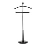 Němý sluha, výška 120 cm, masiv kaučukovník, černý, nos. 5 kg