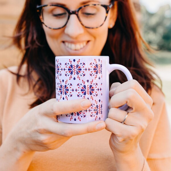 Porcelánový hrnek 350 ml medový | Včelařství Domovina