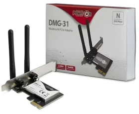 Inter-Tech DMG-31 / Wi-Fi adaptér / PCIe x1 / 802.11n / 300 Mbit/s (88888147)