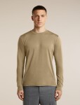 Pánské merino triko dlouhý rukáv ICEBREAKER Mens 300 15,5 MerinoFine LS Tee, Cumin velikost: M