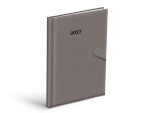 Týdenní diář 2027 MFP A5 T805 PU s magnetem šedý