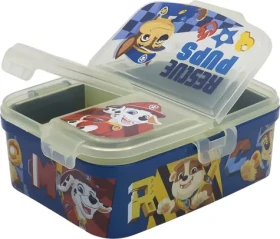 STOR XL Multi Box na svačinu Tlapková patrola / Box na svačinu / 3 přihrádky / bez BPA (81699)