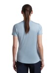 Dámské merino triko krátký rukáv ICEBREAKER Wmns Merino 125 Cool-Lite Sphere III SS Tee, Zinc Blue velikost: L