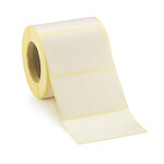 Rozpustná etiketa pro termotransferový tisk, 55 × 35 mm, ø40 mm, 500 ks