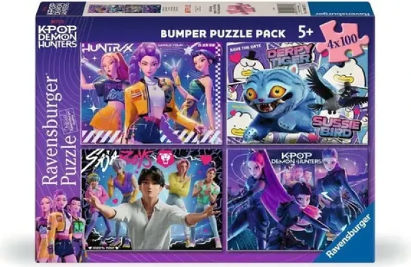 Ravensburger K-pop: Lovkyně démonů 4x100 dílků