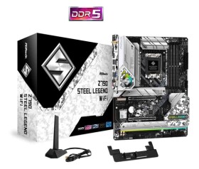 ASRock MB Sc LGA1700 Z790 STEEL LEGEND WIFI, Intel Z790, 4xDDR5, 1xDP, 1xHDMI, WI-FI EDF_380799