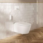 VILLEROY & BOCH - ViConnect Ovládání splachování, bílé sklo V99442RE