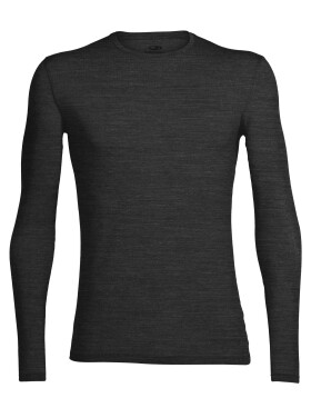 Pánské merino tričko s dlouhým rukávem ICEBREAKER Mens Anatomica LS Crewe, Jet Heather velikost: S
