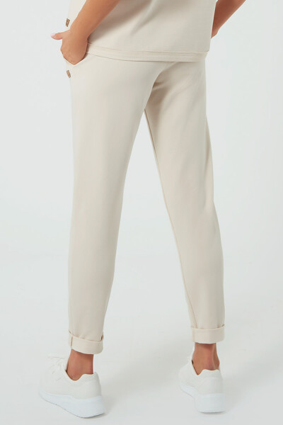 Italian Fashion Stella long sp. barva: béžová 2XL