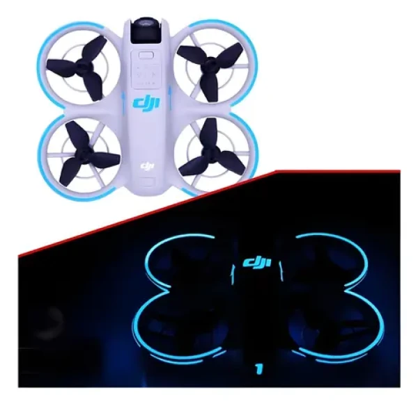 Stablecam Svítící samolepky pro DJI Neo modrá