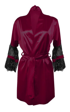 DKaren Housecoat Beatrice Crimson Crimson