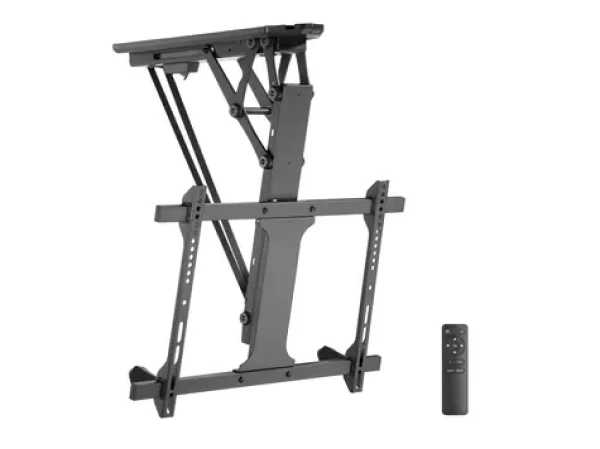 Equip 650329 černá / Stropní držák TV / motorizovaný / VESA 600x400 / nosnost 35 kg / náklon 0-75° (650329)