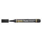 12 x Permanentní popisovač Pentel černý, klinový hrot, stopa 1.2 - 4.5mm