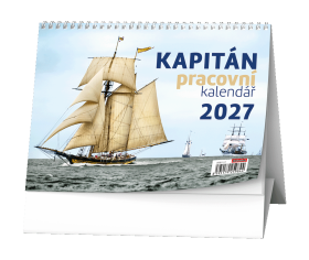 Stolní kalendář 2027 Baloušek Kapitán