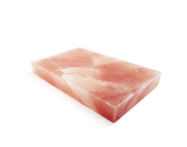 Himalájská sůl 2v1 do sauny i na gril - hladká oranžová, cihla 20x10x2,5cm