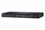 DELL Networking N1524P POE+ / 24x RJ-45 / řízený / 4x SFP+ 10GbE / 1RU (210-AEVY)