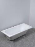 Erga Pureline-O, vana 1700x700x400 mm bez nožiček, bílá lesklá, ERG-V07-PURELINE-O-170x070-WH ERG-V07-PURELINE-O-170X070-WH