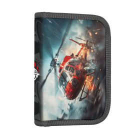 Školní penál 1-patrový prázdný KARTON P+P, 2 chlopně - Hasiči