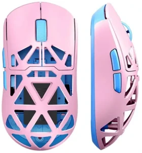 MCHOSE MC-AX5 růžová / herní bezdrátová myš / optická / 26000 DPI / 6 tlačítek / 8000 Hz / BT (MC-AX5-6)