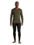 Pánské merino triko dlouhý rukáv ICEBREAKER Mens 260 Tech LS Crewe, Loden velikost: L
