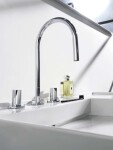 Laufen - Kartell Umyvadlo 90x46 cm, se 3 otvory pro baterii, SaphirKeramik, bílá H8103380001581