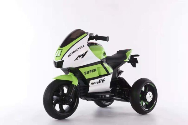 Mamido Dětská elektrická motorka MotoV6 zelená