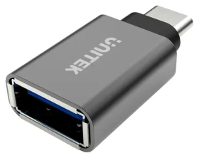 Unitek Y-A025CGY stříbrná / Redukce / USB-C(M) - USB-A(F) / Hliníkové tělo (Y-A025CGY)