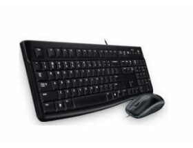 Logitech combo MK120 / Klávesnice / Myš / USB / Černá / US/Int (920-002562)