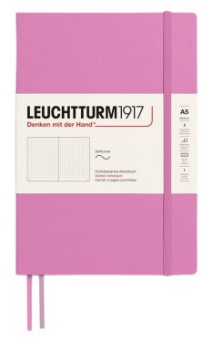 Zápisník Leuchtturm1917 A5 měkké desky Bubblegum tečkovaný