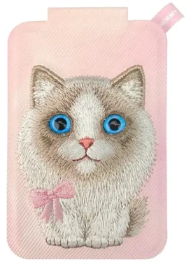 Nimmy Cat magnetická peněženka růžová / Peněženka na telefon se stojánkem / Magnetické uchycení (N-XDY-CXKTZJ-007D)