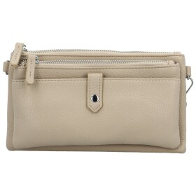 Stylová malá crossbody kabelka Perlla new, béžová