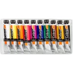 Royal Talens Cobra Study sada 10 x 40 ml ředitelné vodou