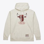 Mitchell & Ness Pánská mikina Chicago Bulls NBA Slammin Hoodie Oatmeal Heather Velikost: M