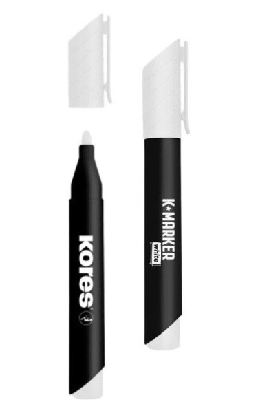 Kores kreativní popisovač K-Marker White, kulatý hrot (blistr)