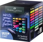 Faber-Castell Faber-Castell, 254602, Textliner, sada zvýrazňovačů ve stolním boxu, 24 ks