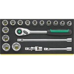 Wera 005440 Magnetická lišta B Deep 1 se sadou prodloužených nástrčných hlavic 8 ÷ 19 mm typ 8790 HMB Deep 3/8" (Sada 9 dílů) 05005440001