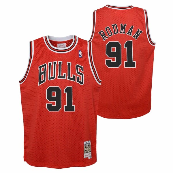 Mitchell & Ness Dětský dres Chicago Bulls NBA Dennis Rodman #91 1997-98 Youth Swingman (YOUTH)