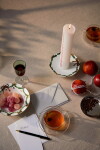 Royal Copenhagen Porcelánový svícen Star Fluted Christmas, bílá barva, porcelán
