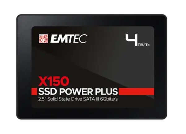 EMTEC X150 SSD Power Plus 4TB / SSD / SATA3 2.5" / čtení: 520MBs / zápis: 500MBs (ECSSD4TX150)