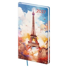 Diář 2027 týdenní kapesní Vario Lyra - Paris