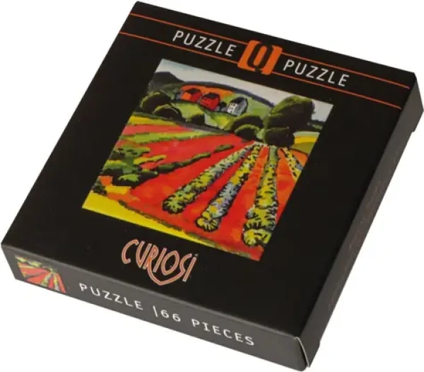 CURIOSI Čtvercové puzzle Q Art: Krajina u Tegernsee