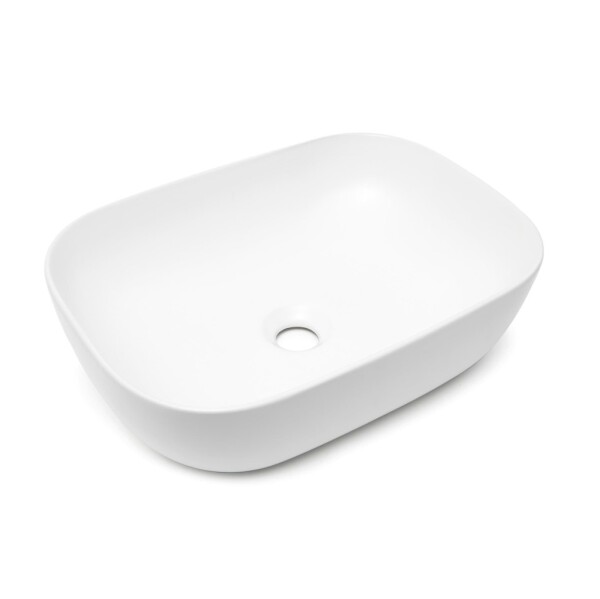 Umyvadlo na desku SAT Infinitio 45,5x32,5 cm mat bez přepadu SATINF4532M SATINF4532M