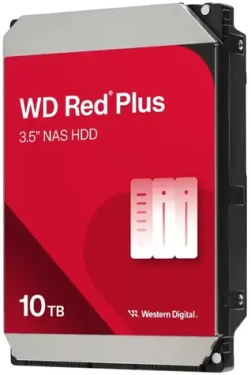 WD Red Plus 10TB / HDD / 3.5" / SATA 6Gb/s / 7 200 rpm / 512MB cache / 3y / pro NAS (WD100EFGX)