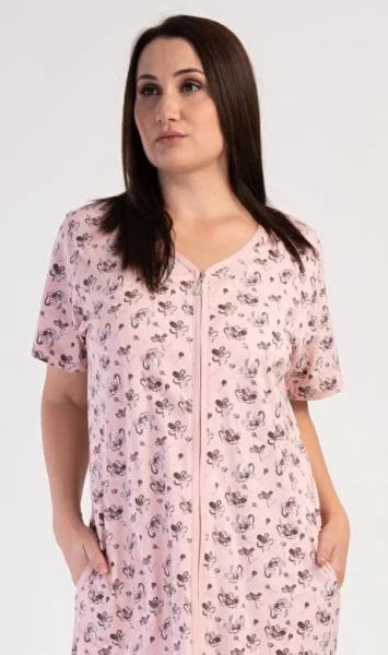 Dámské domácí šaty s krátkým rukávem Vienetta Secret Olivia