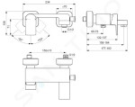 IDEAL STANDARD Vanová baterie, chrom A7121AA