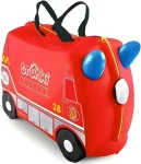 TRUNKI Kufřík Hasičské auto Frank / Dětský cestovní kufřík / TRU-0254 (TRU-0254)