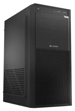 Logic J23 Pro USB-C černá / Skříň / Midi Tower / ATX / USB-C 3.2 Gen 2 / bez zdroje (LC-A-J23PR-1F-B)