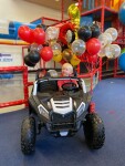 Mamido Dětské elektrické autíčko Buggy UTV Strong 24V nafukovací kola bílé