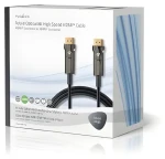 Nedis Ultra High Speed HDMI AOC 100 m černá / Kabel HDMI / 8K 60 Hz / 48 Gbps / Ethernet (CVBG3500BK1000)