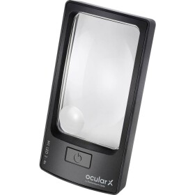 Eschenbach XM0101, ocularX M1 ruční lupa zvětšení: 2 x, Velikost objektivu: (d x š) 114 mm x 70 mm
